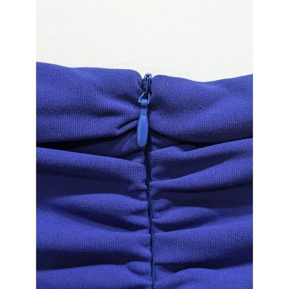 New! ZARA Cutout 3D Rosette Floral Ruched Mini Dress, XXL (US 14) - Picture 11 of 16